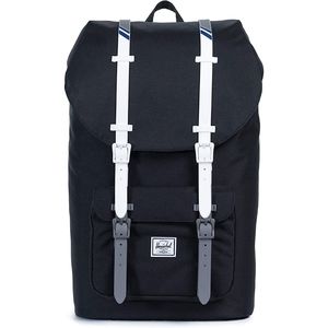 Hershel Little America Laptop Backpack Black/White/Blue/Gray Unisex